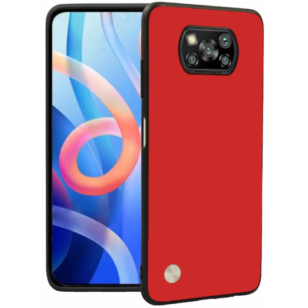Θήκη Xiaomi Poco X3 / X3 Pro / X3 NFC Bodycell Vegan Cover Σκληρή - Red (5206015078408)