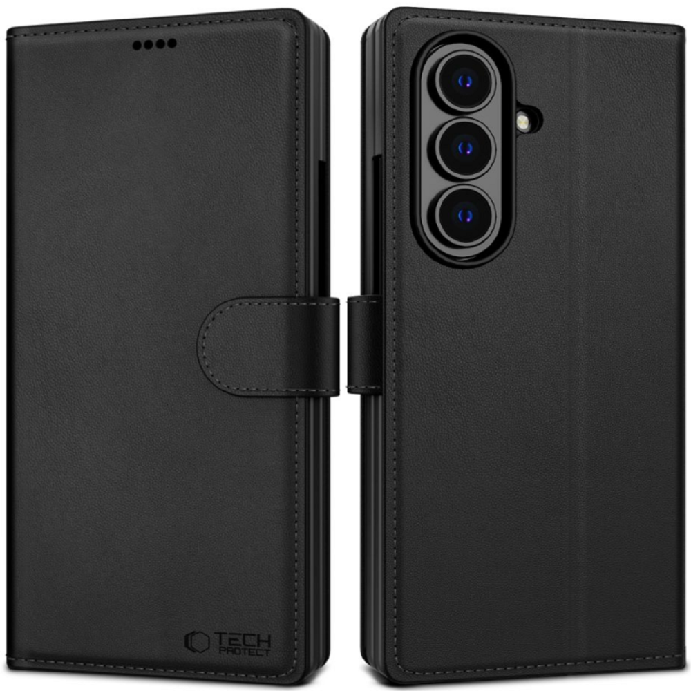Θήκη Samsung Galaxy Z Fold7 Tech-Protect Wallet Πορτοφόλι - Black (5906302318353)