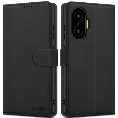Θήκη Xiaomi Poco F7 Tech-Protect Wallet Πορτοφόλι - Black (5906302330720)