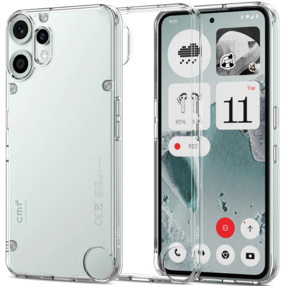 Θήκη Nothing CMF Phone 2 Pro Tech-Protect FlexAir Hybrid Σκληρή Διάφανη - Clear (5906302368747)