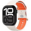 Λουράκι Apple Watch SE/11/10/9/8/7/6/5/4 (42/41/40mm) Spigen Nano Pop από Premium Σιλικόνη - Orange Beige (AMP09326)