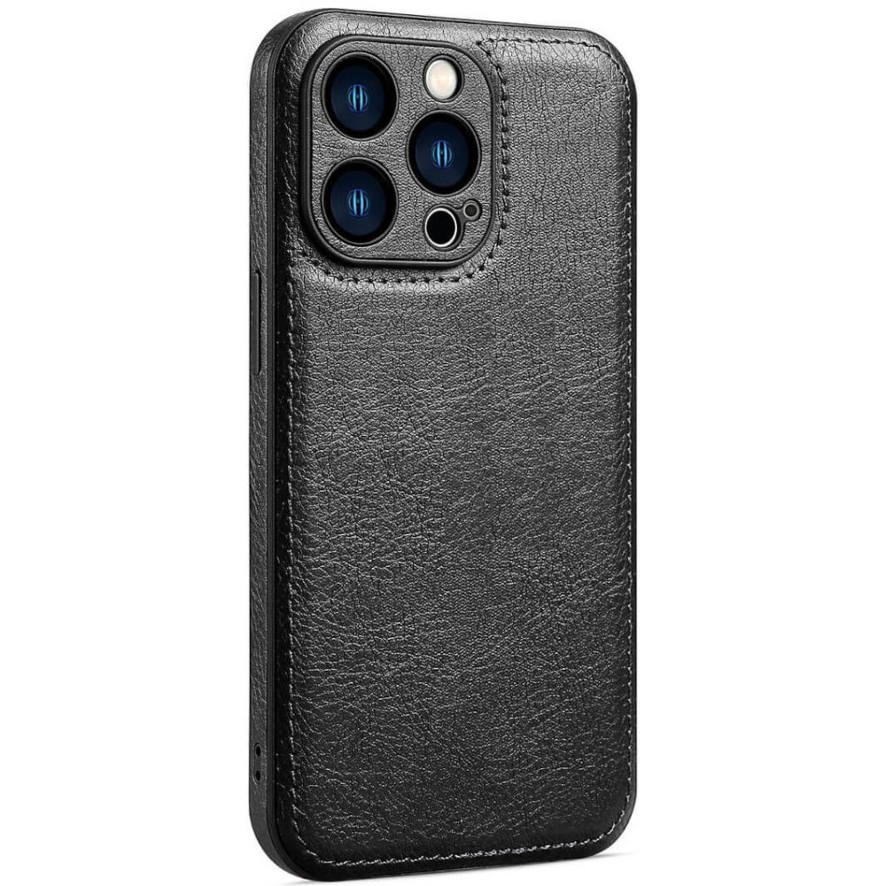 Θήκη iPhone 14 Pro Bodycell Prestige Backcover με Πλαίσιο Κάμερας - Black (5206015068317)