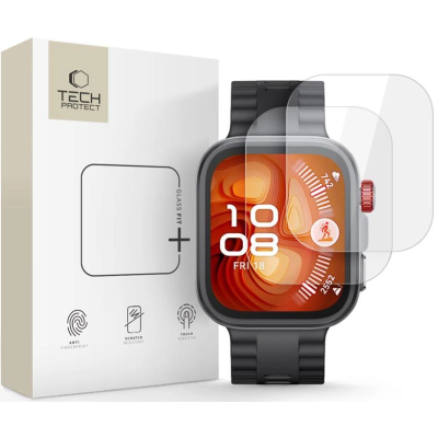 Tempered Glass Huawei Watch Fit 4 Pro Tech-Protect Glass Fit+ Αντιχαρακτικό Γυαλί Προστασίας Οθόνης 2 Τεμάχια - Clear (5906302368518)