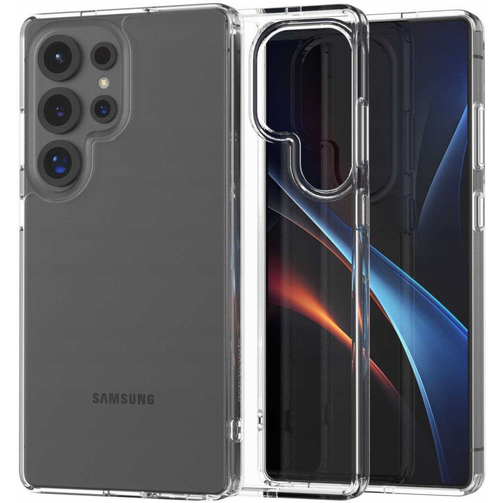 Θήκη Samsung Galaxy S25 Ultra Spacecase Clear Case Σκληρή Διάφανη 1mm - Transparent (5905719114046)