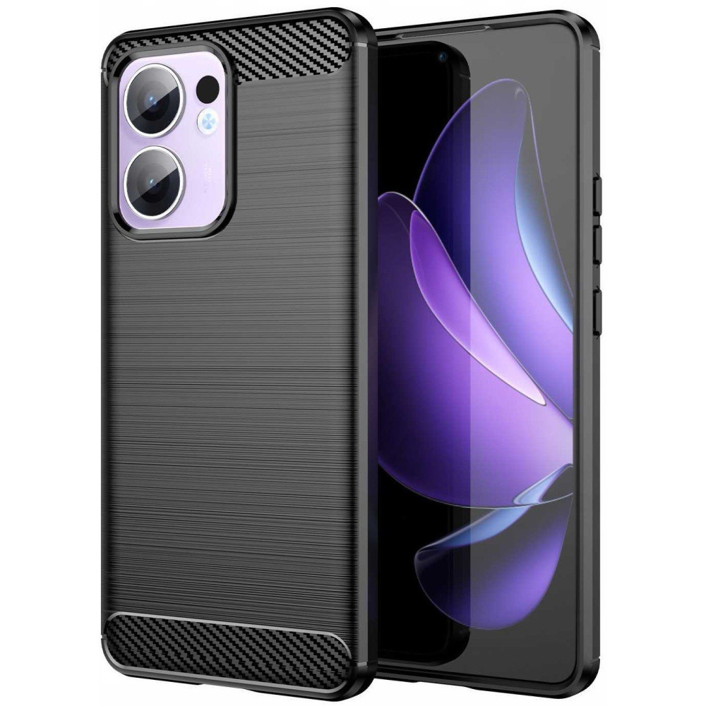 Θήκη Oppo Reno13 F 5G / FS 5G Spacecase Carbon Σιλικόνης - Black (5905719118990)