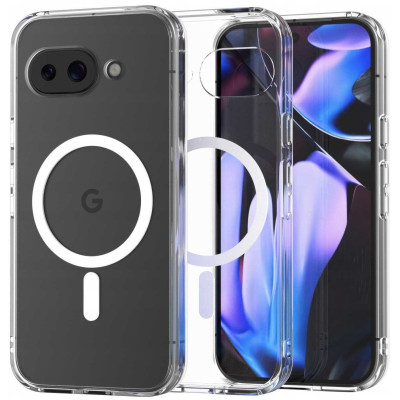 Θήκη Google Pixel 9a Spacecase Clear MagSafe Σκληρή Διάφανη με MagSafe - Transparent (5905719118839)