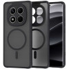 Θήκη Xiaomi Redmi Note 14 Pro 5G / Poco X7 Spacecase Hybrid MagSafe Σκληρή Ημιδιάφανη με MagSafe - Black (5905719104405)