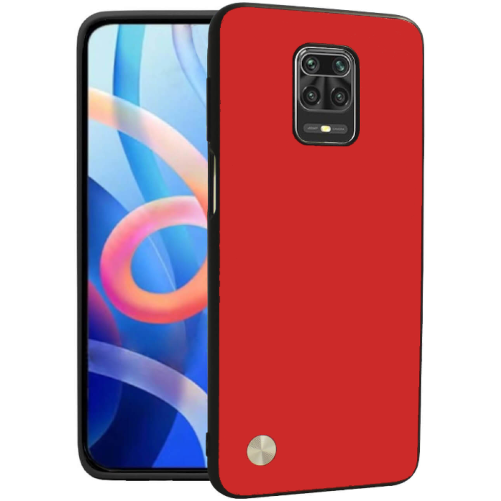 Θήκη Xiaomi Redmi Note 9S / 9 Pro / 9 Pro Max Bodycell Vegan Cover Σκληρή - Red (5206015078248)