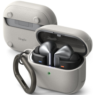 Θήκη Samsung Galaxy Buds 3 / 3 Pro Ringke Onyx Magnetic με MagSafe - Warm Gray (8809961787935)
