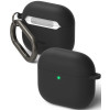 Θήκη AirPods 4th Gen Ringke Silicone Σκληρή - Black (8800274964198)