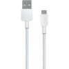 Καλώδιο Official Huawei Micro USB Data Cable USB-A σε MicroUSB Φόρτισης & Μεταφοράς Δεδομένων 100cm 2A - White (55030216)