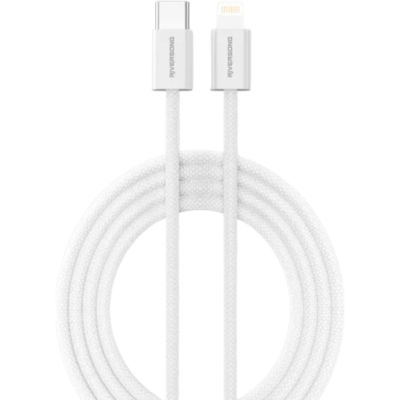 Καλώδιο Riversong Lotus 10 Type-C σε Lightning για Φόρτιση & Μεταφορά Δεδομένων 200cm 27W - Light Gray (CL53A)