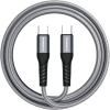 Καλώδιο Type-C Riversong Hercules C6 σε Type-C για Φόρτιση & Μεταφορά Δεδομένων 200cm 100W - Gray (CT51)