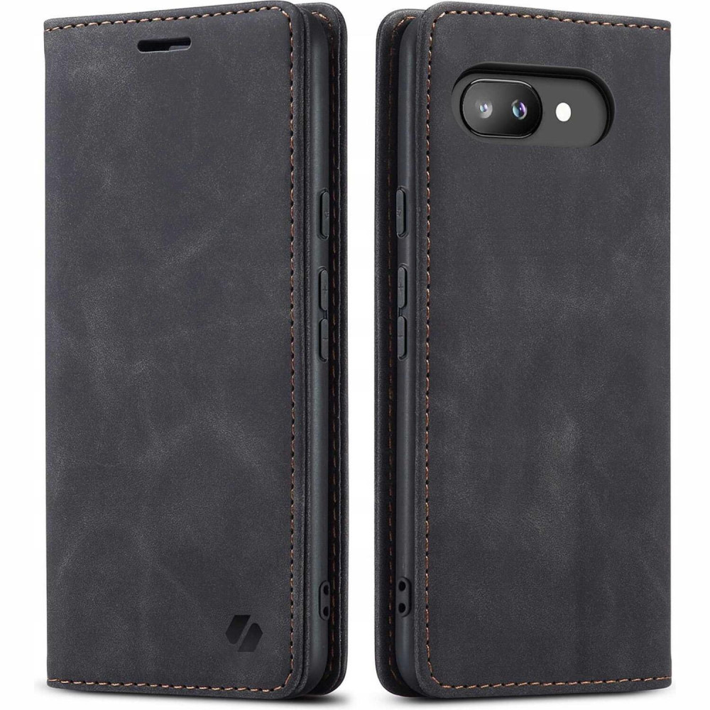 Θήκη Google Pixel 9a Spacecase Wallet Πορτοφόλι - Black (5905719117368)