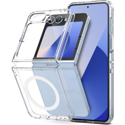 Θήκη Samsung Galaxy Z Flip7 FE / Z Flip6 Ringke Fusion Magnetic Ανθεκτική με MagSafe - Clear (8809961787034)