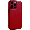 Θήκη iPhone 12 Pro Bodycell Prestige Backcover με Πλαίσιο Κάμερας - Red (5206015068065)