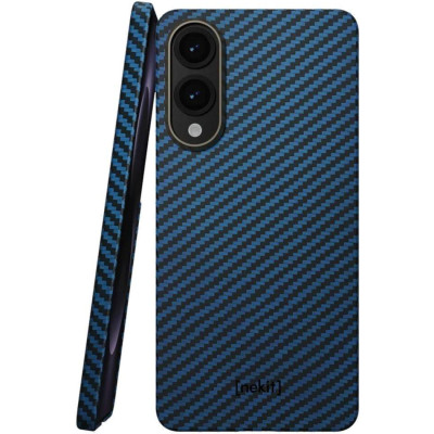 Θήκη Samsung Galaxy S25 Edge Nekit Fiber Σκληρή με MagSafe Aramid Fiber 1mm 1500D Kevlar - Blue (8719246479762)