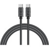 Καλώδιο Type-C Recci Warrior RS12CC Φόρτισης & Μεταφοράς Δεδομένων σε Type-C 200cm 100W - Black (6955482523377)