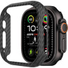 Θήκη Apple Watch Ultra 3 / Ultra 2 / Ultra 1 49mm Nekit Fiber Kevlar Σκληρή Aramid Fiber 0.6mm 1500D - Black (8719246483967)