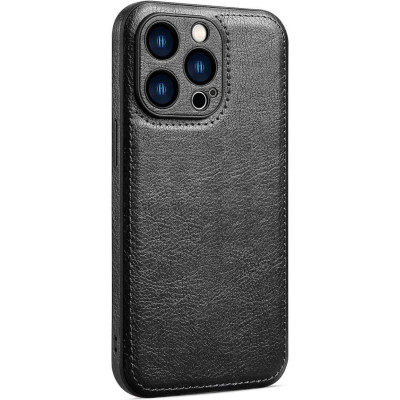Θήκη iPhone 13 Pro Bodycell Prestige Backcover με Πλαίσιο Κάμερας - Black (5206015068157)