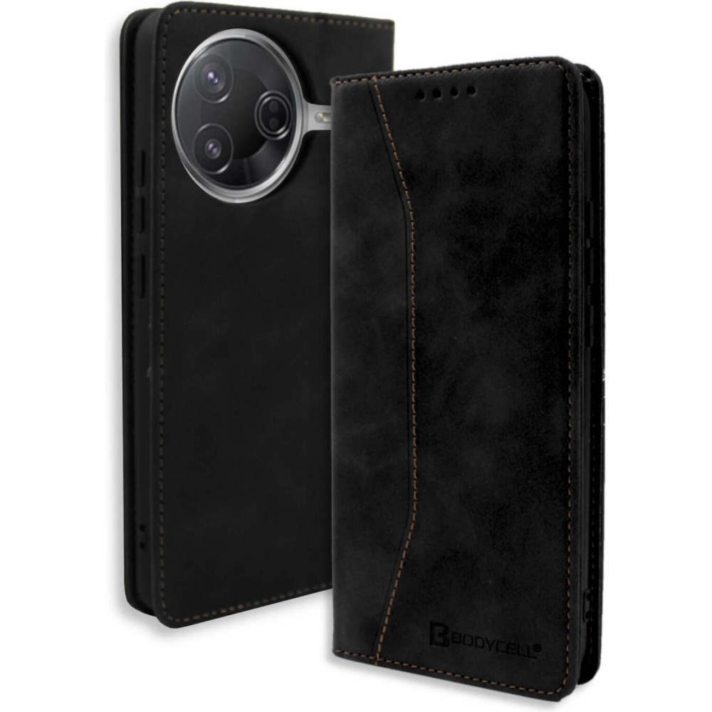 Θήκη Xiaomi Poco F7 Pro Bodycell Book Case Πορτοφόλι - Black (5206015082269)