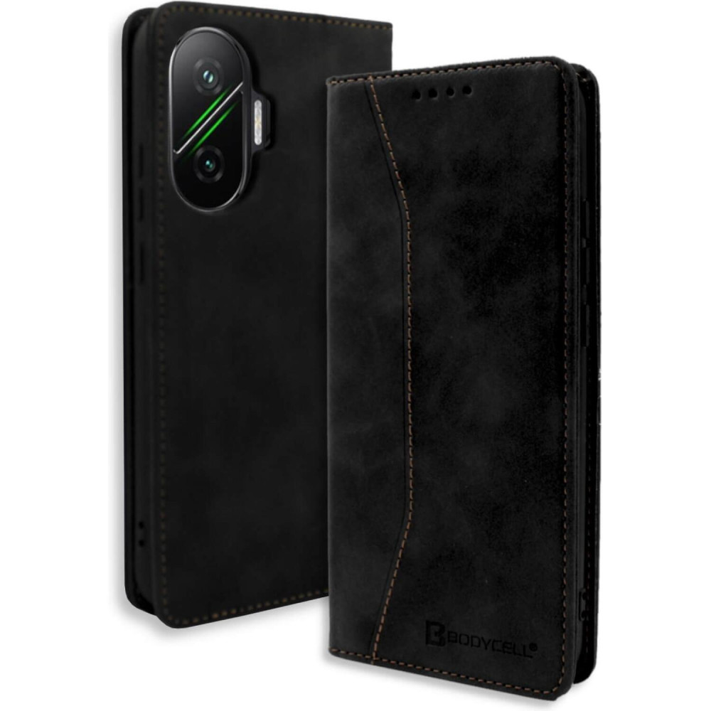 Θήκη Xiaomi Poco F7 Bodycell Book Case Πορτοφόλι - Black (5206015082238)