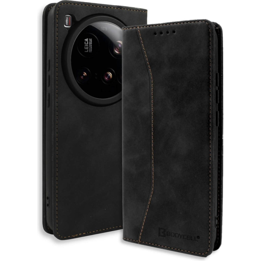 Θήκη Xiaomi 15 Ultra Bodycell Book Case Πορτοφόλι - Black (5206015082146)