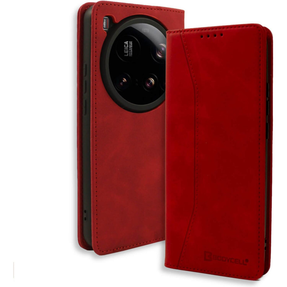 Θήκη Xiaomi 15 Ultra Bodycell Book Case Πορτοφόλι - Red (5206015082160)