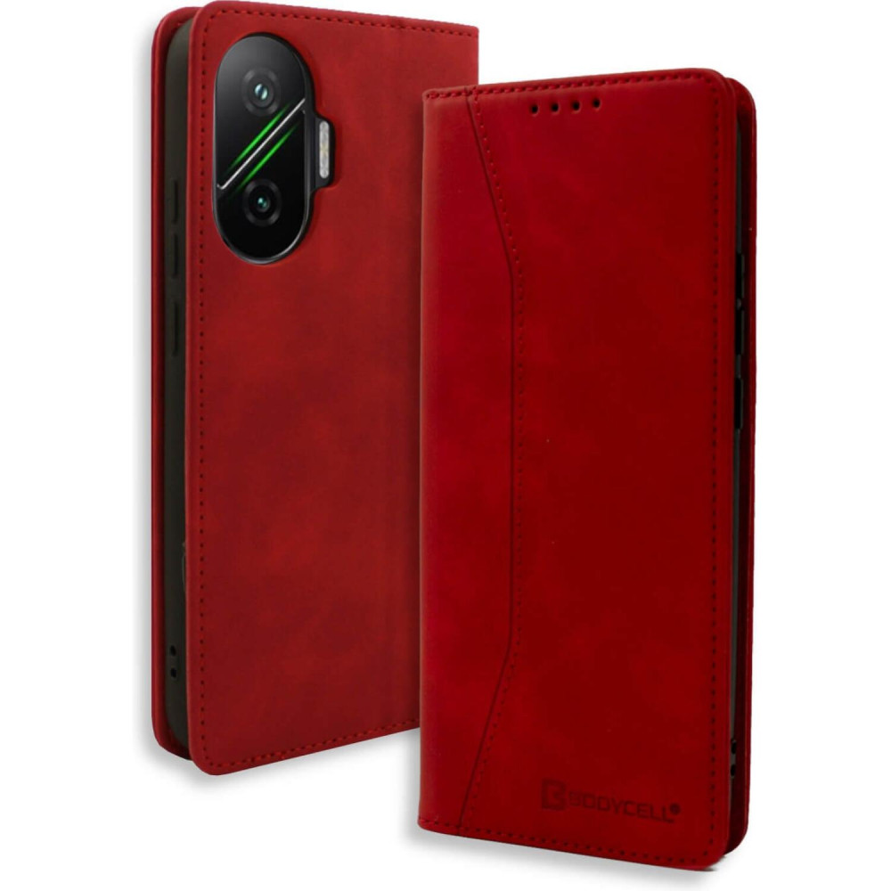 Θήκη Xiaomi Poco F7 Bodycell Book Case Πορτοφόλι - Red (5206015082252)