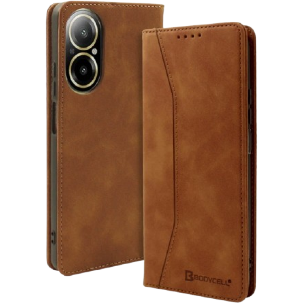 Θήκη Realme C67 4G Bodycell Book Case Πορτοφόλι - Brown (5206015082009)