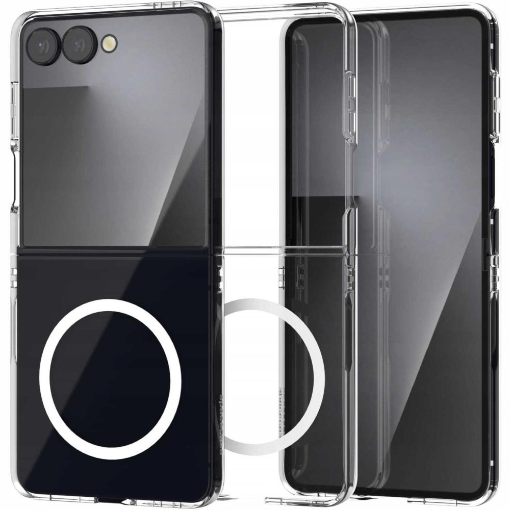 Θήκη Samsung Galaxy Z Flip7 Spacecase Crystal MagCase Διάφανη Σκληρή με MagSafe 2mm - Clear (5905719129507)