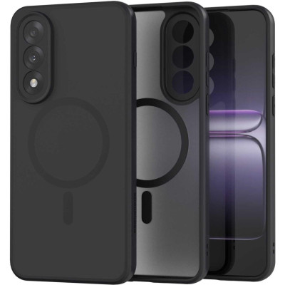 Θήκη OnePlus Nord 5 Spacecase Hybrid MagSafe Σκληρή Ημιδιάφανη με MagSafe - Black (5905719129743)