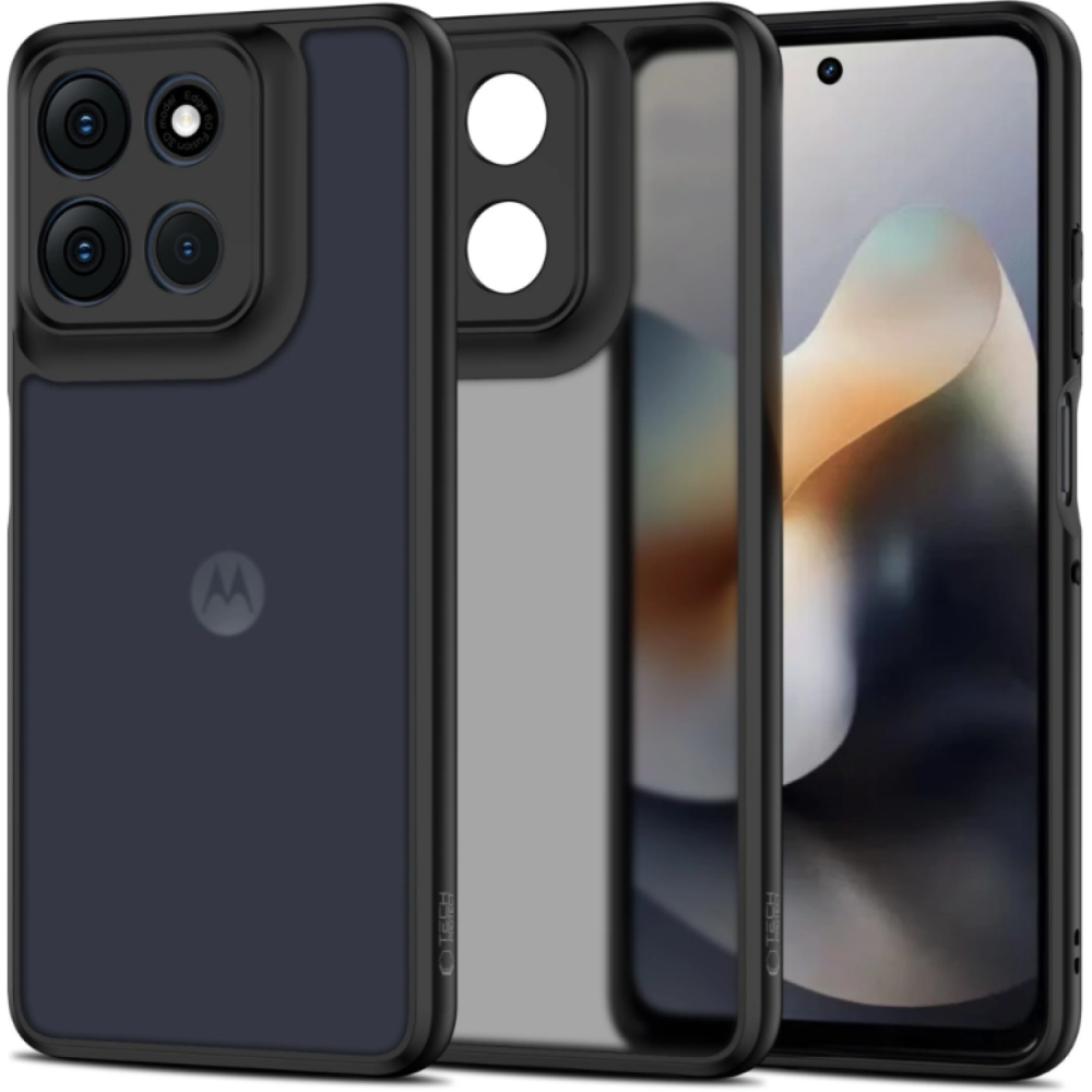 Θήκη Motorola Moto G56 Tech-Protect MagMat Σκληρή Ημιδιάφανη - Matte Black (5906302318407)
