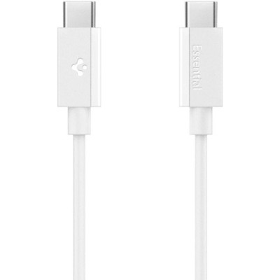 Καλώδιο Type-C Spigen Essential EB6020CC Φόρτισης & Μεταφοράς Δεδομένων σε Type-C 200cm 60W - White (ACA08719)