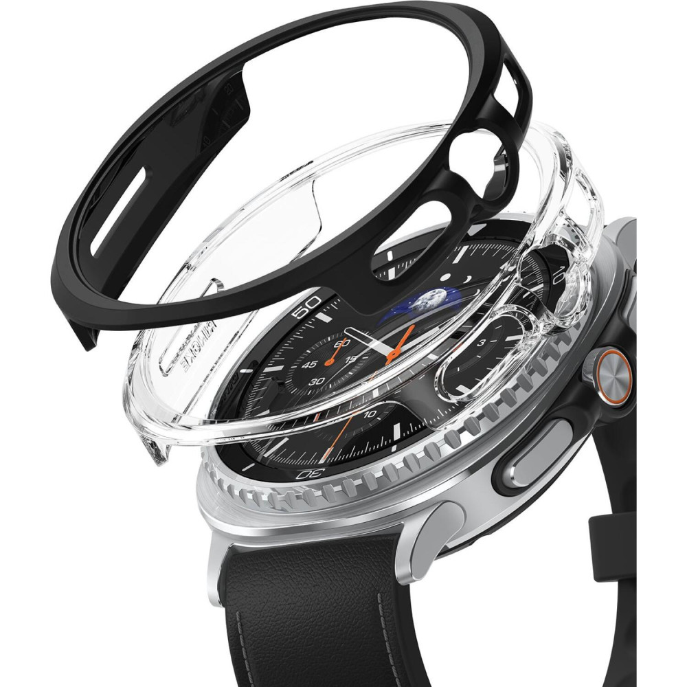 Θήκη Samsung Galaxy Watch 8 Classic 46mm Ringke Slim Case Σκληρή 2 Τεμάχια - Clear / Matte Black (8800293855989)