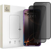 Tempered Glass iPhone 17 Pro Max / 16 Pro Max Tech-Protect Glass Spy+ Privacy Full Face Αντιχαρακτικό Γυαλί Προστασίας Απορρήτου Οθόνης 2 Τεμάχια - Black (5906302319329)