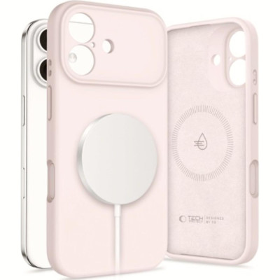 Θήκη iPhone 17 Tech-Protect Silicone MagSafe Σιλικόνης με MagSafe - Pink Pearl (5906302330218)