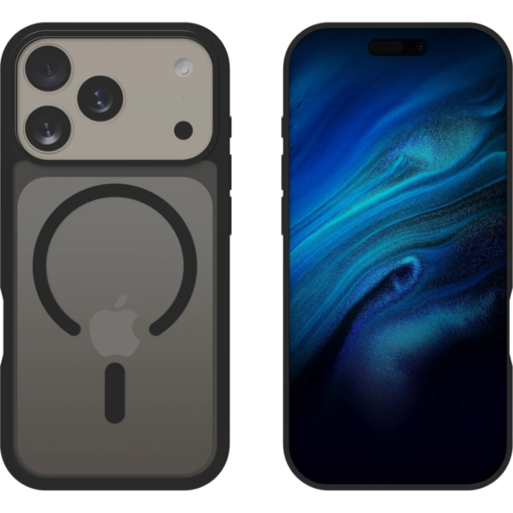 Θήκη iPhone 17 Pro Vivid MagSafe Hybrid Case Ημιδιάφανη με MagSafe - Black (CS-MGS TR 2-2508001)