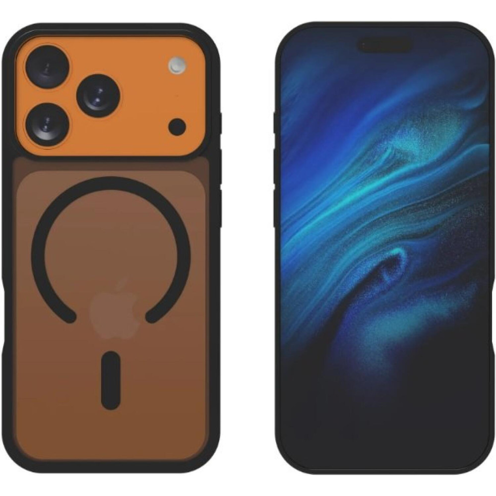 Θήκη iPhone 17 Pro Max Vivid MagSafe Hybrid Case Ημιδιάφανη με MagSafe - Black (CS-MGS TR 2-2508002)