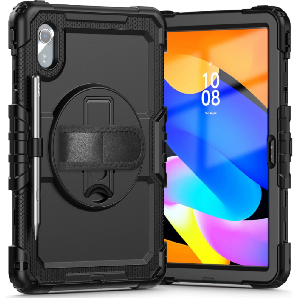 Θήκη Lenovo Idea Tab / K11 Gen 2 11" TB-336 Tech-Protect Solid Full Body Ανθεκτική με Λαβή / Backstand & Ζώνη Μεταφοράς - Black (5906302331949)