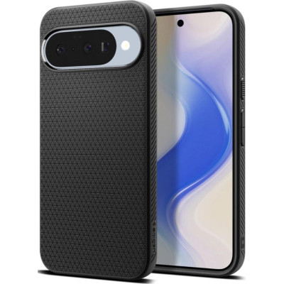 Θήκη Google Pixel 10 / 10 Pro Spigen Liquid Air MagFit Σιλικόνης με MagSafe Qi2 - Matte Black (ACS09695)