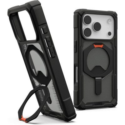 Θήκη iPhone 17 Pro UAG Plasma XTE Ανθεκτική με MagSafe & Kickstand - Black / Pop Orange (114527114097)