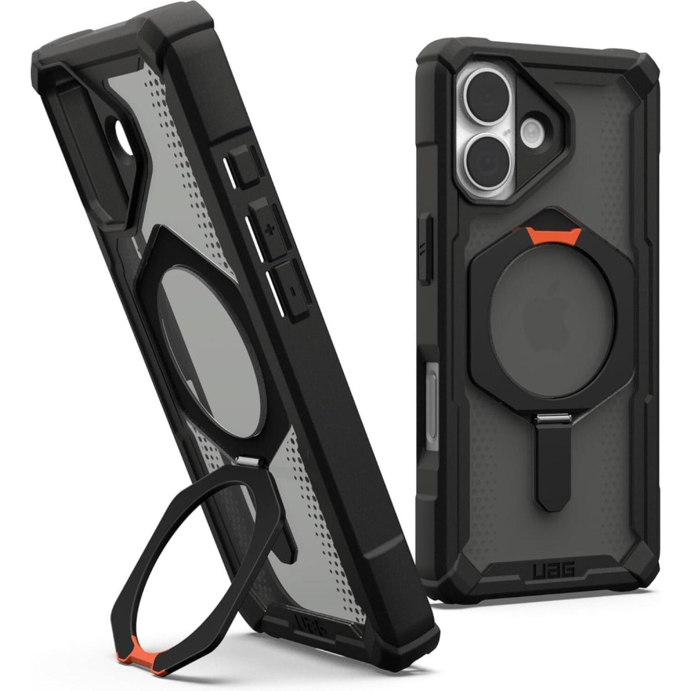 Θήκη iPhone 17 UAG Plasma XTE Ανθεκτική με MagSafe & Kickstand - Black / Pop Orange (114526114097)