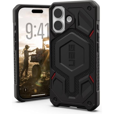 Θήκη iPhone 17 UAG Monarch Pro Ανθεκτική με MagSafe - Kevlar Black (114516113940)