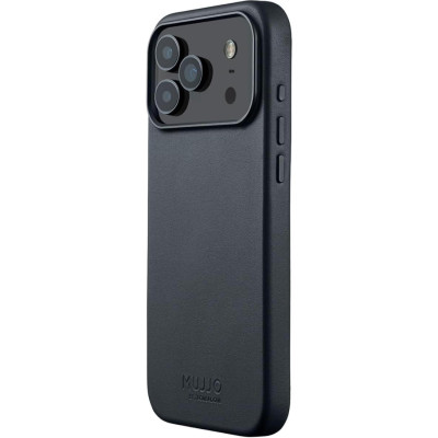 Θήκη iPhone 17 Pro Max MUJJO by Troubadour Full Leather Case Δερμάτινη με MagSafe - Basalt (MUJJO-CL-063-BS)