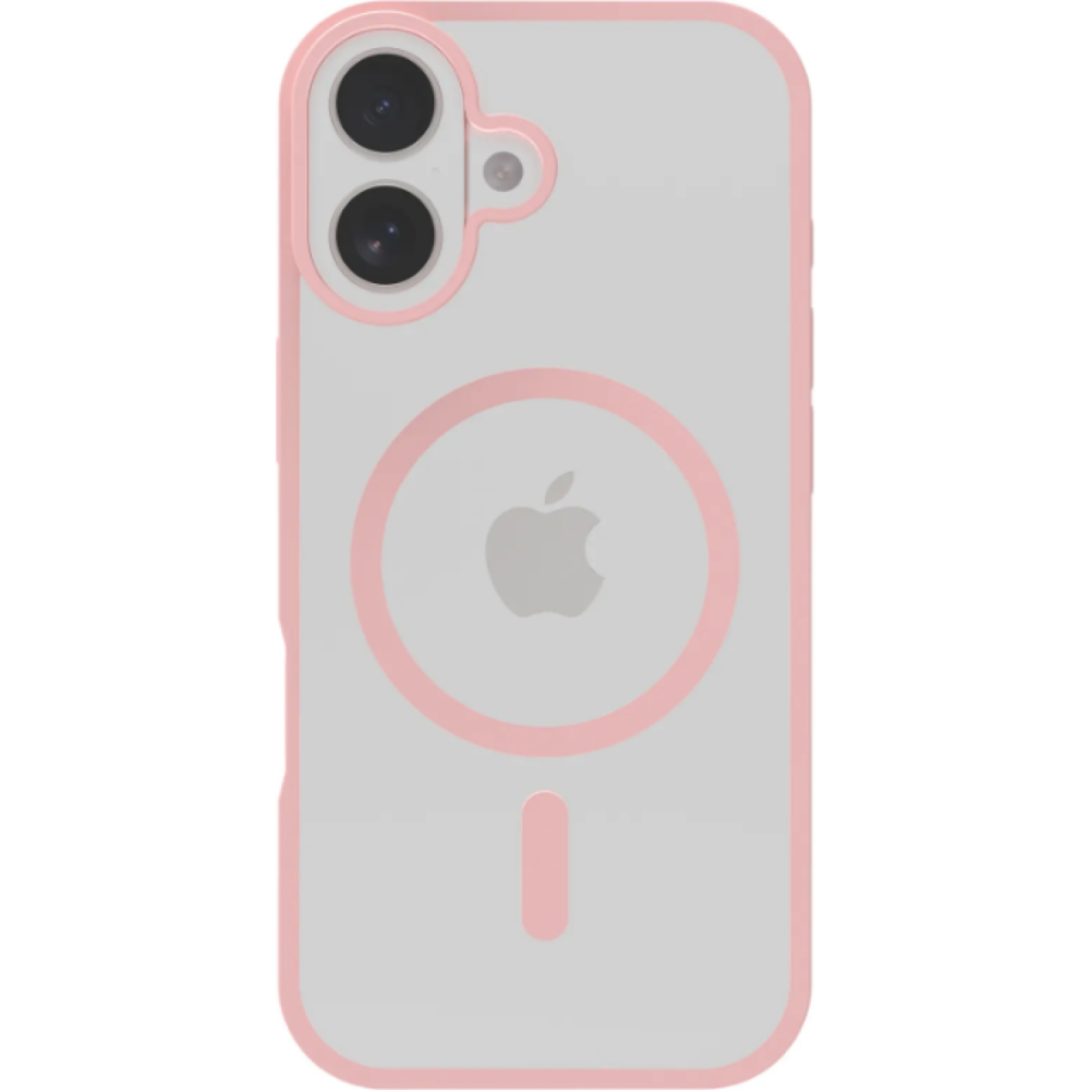 Θήκη iPhone 17 Vivid Acrylic Case Magsafe Σκληρή Διάφανη με MagSafe - Pink (CS-MGS TR 2-2507001)