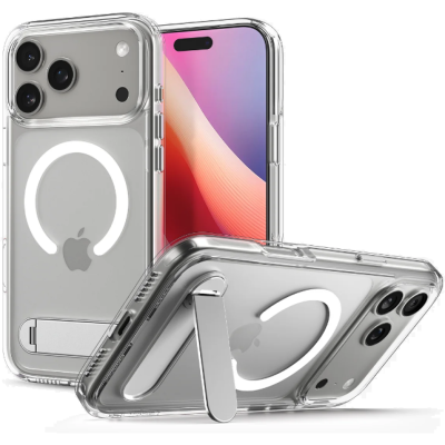 Θήκη iPhone 17 Pro Max Spigen Ultra Hybrid S MagFit Σκληρή με MagSafe - Clear / White (ACS09893)