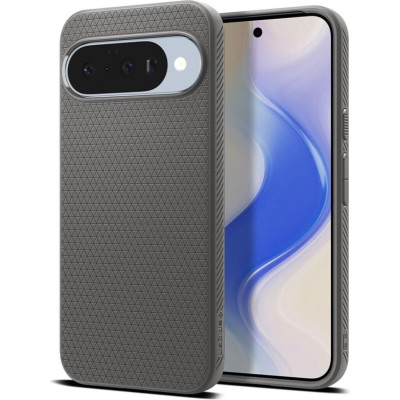 Θήκη Google Pixel 10 / 10 Pro Spigen Liquid Air MagFit Σιλικόνης με MagSafe Qi2 - Marble Gray (ACS09697)