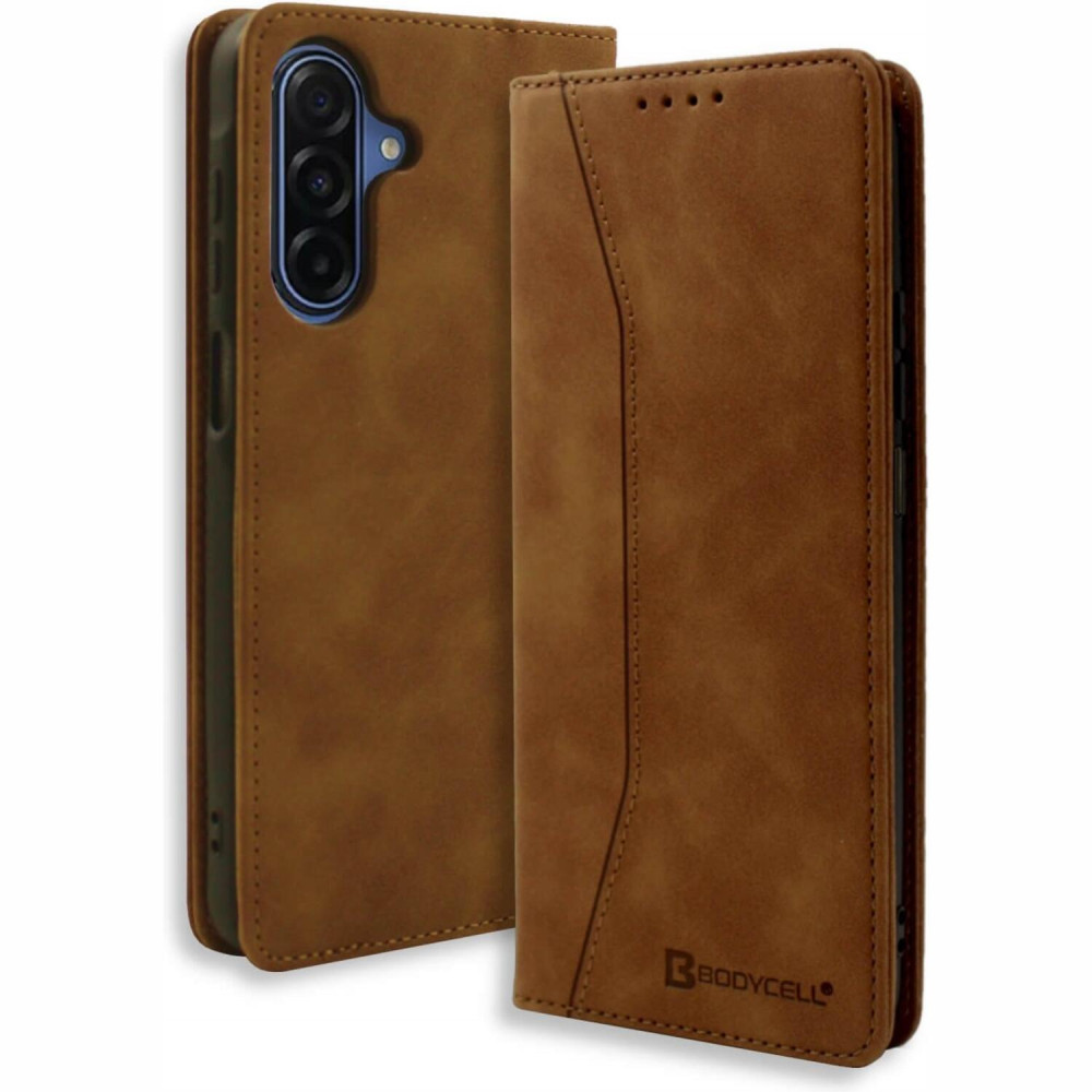 Θήκη Samsung Galaxy A17 Bodycell Book Case Πορτοφόλι - Brown (5206015083297)