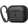 Θήκη AirPods Pro 3rd Gen Spigen Rugged Armor Ανθεκτική Σιλικόνης - Matte Black (ACS09822)